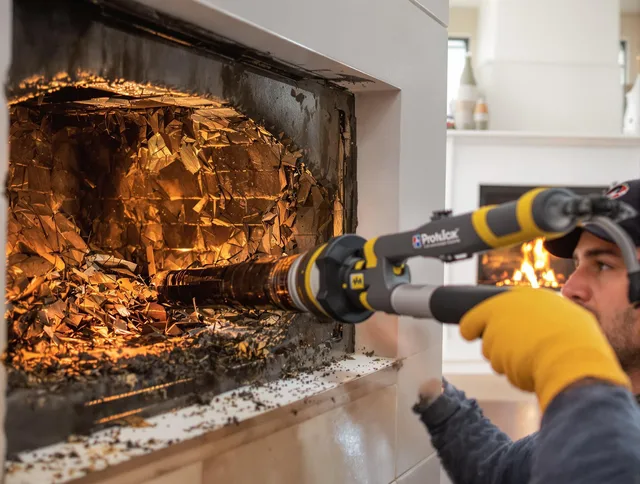 Professional chimney cleaning by Wickliffe Chimney Sweep in Wickliffe, OH