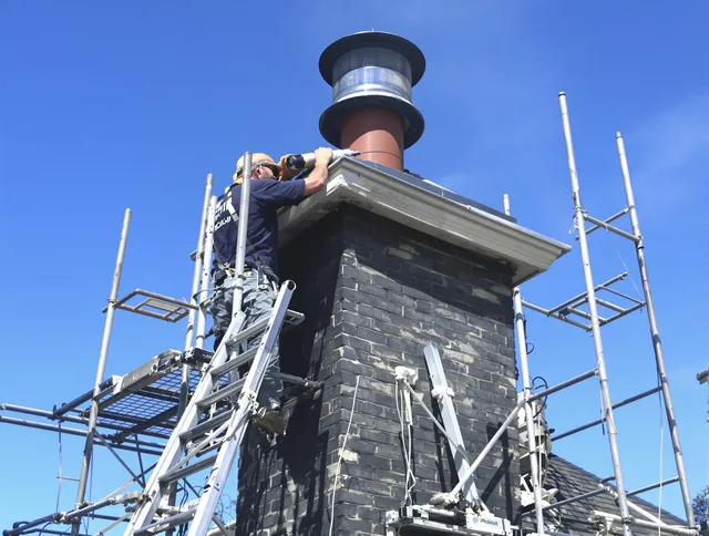 Sturdy chimney crown finished by Wickliffe Chimney Sweep in Wickliffe, OH
