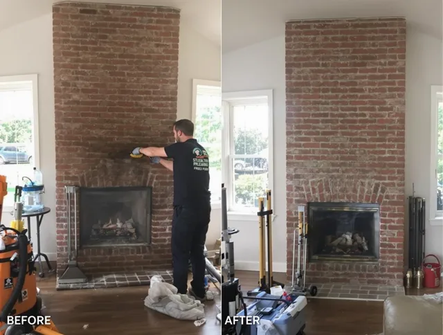 Finished chimney sweeping service by Wickliffe Chimney Sweep in Wickliffe, OH