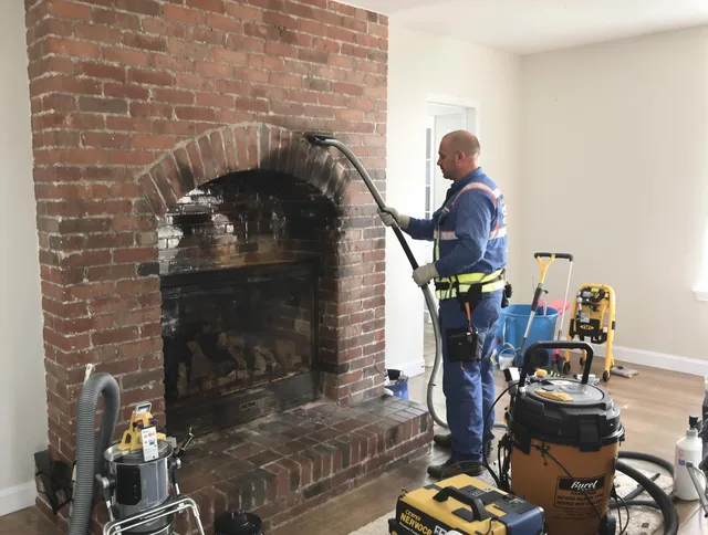 Wickliffe Chimney Sweep expert performing detailed chimney sweep in Wickliffe, OH